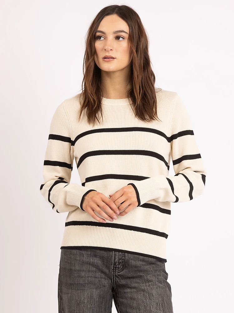 liesel crew neck stripe sweater