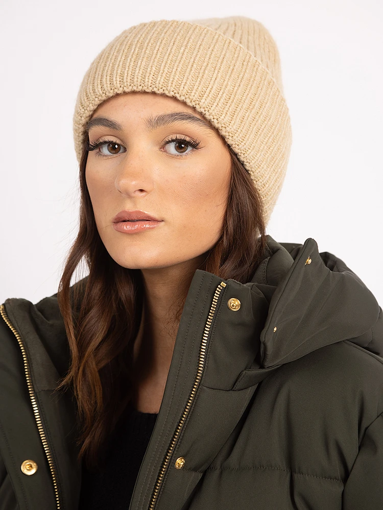 thick ribbed winter beanie