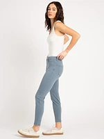 mid-rise skinny jeans