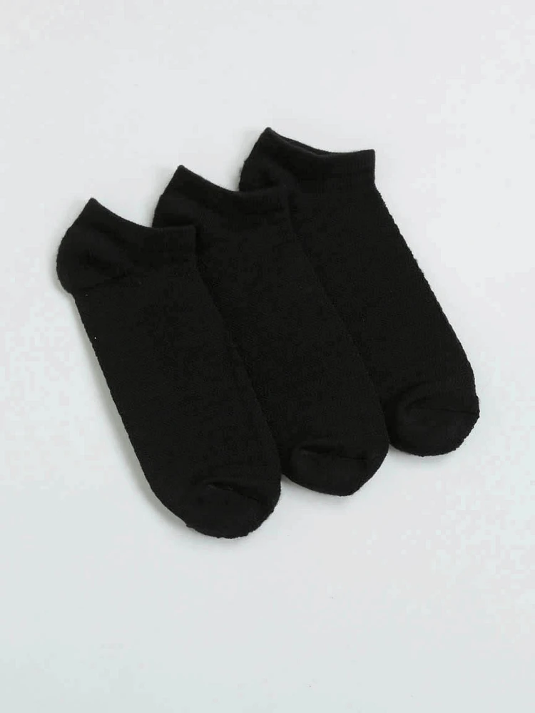 women's essential 3 pack no show socks