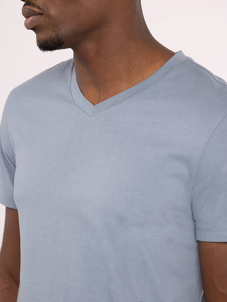 miles v neck basic tee