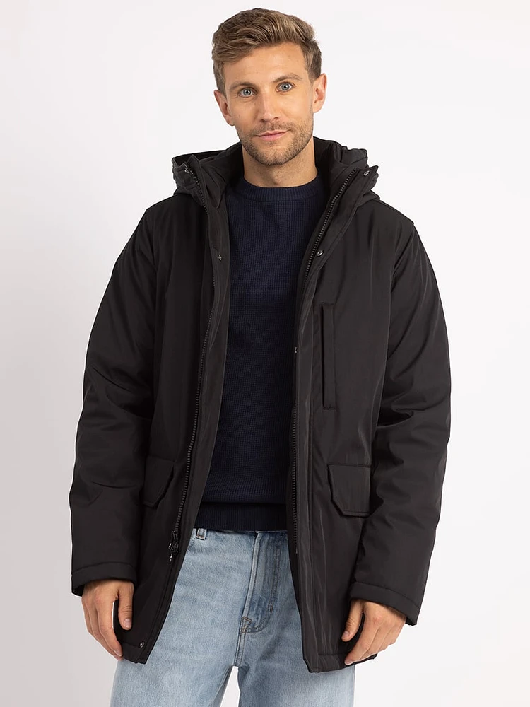 summit hooded puffer jacket