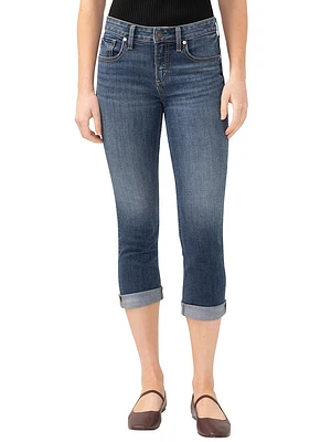 Suki Mid Rise Luxe Stretch Capri