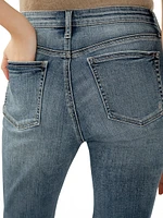 Beau High Rise Slim Leg Luxe Stretch Jeans