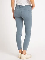 mid-rise skinny jeans