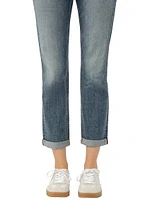 Beau High Rise Slim Leg Luxe Stretch Jeans