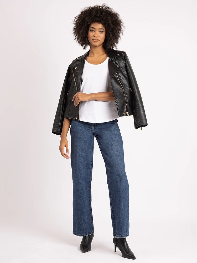 saige scoop neck t-shirt