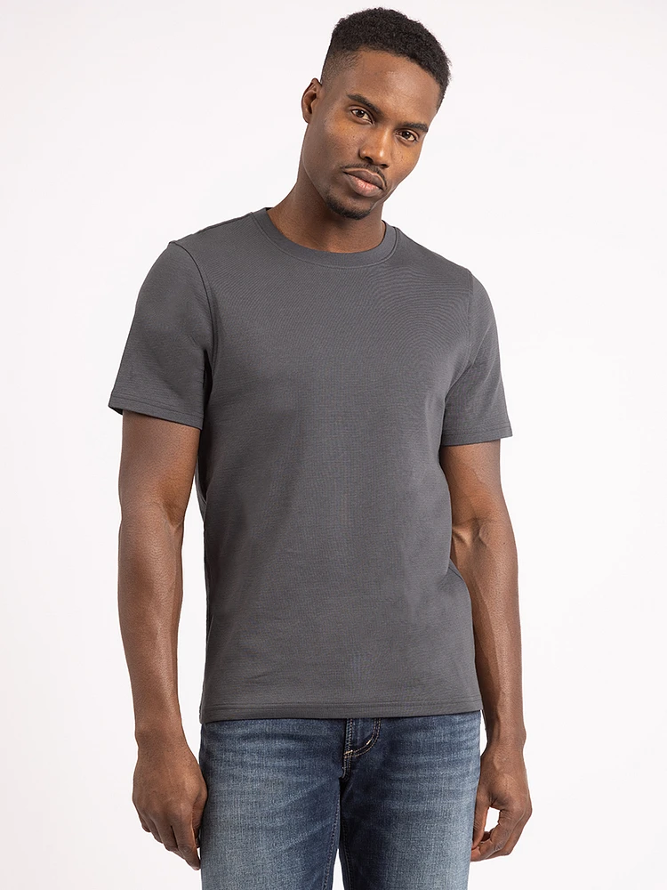 richard textured crewneck tee