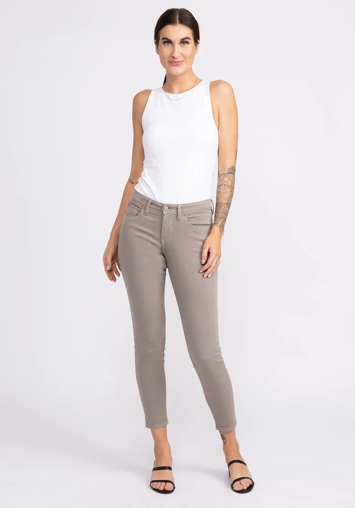 mid rise skinny jeans