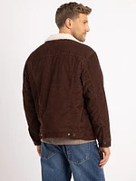 relaxed sherpa jacket