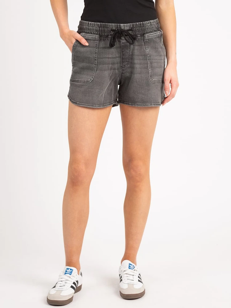 boardwalk short black wash