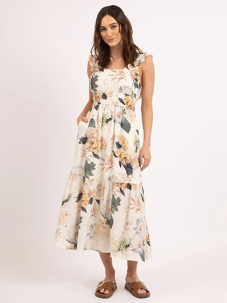 gretchen square neck maxi dress