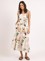 gretchen square neck maxi dress