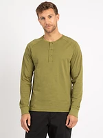 lucas long sleeve henley t-shirt