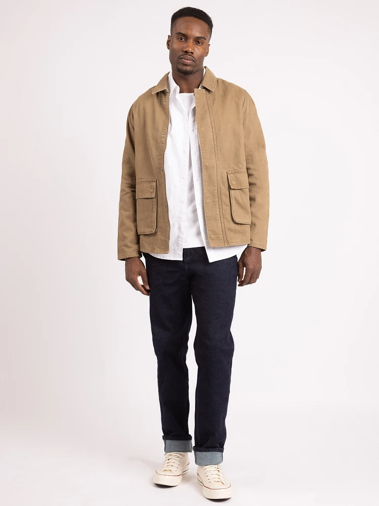 matteo canvas trucker jacket