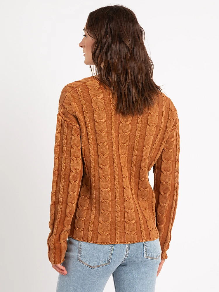 zarina v neck sweater