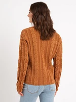 zarina v neck sweater