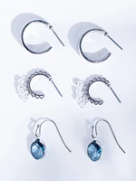3 pack small hoops