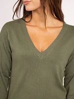 v neck sweater