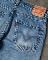 levi's 550 with repairs