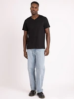 miles v neck basic tee