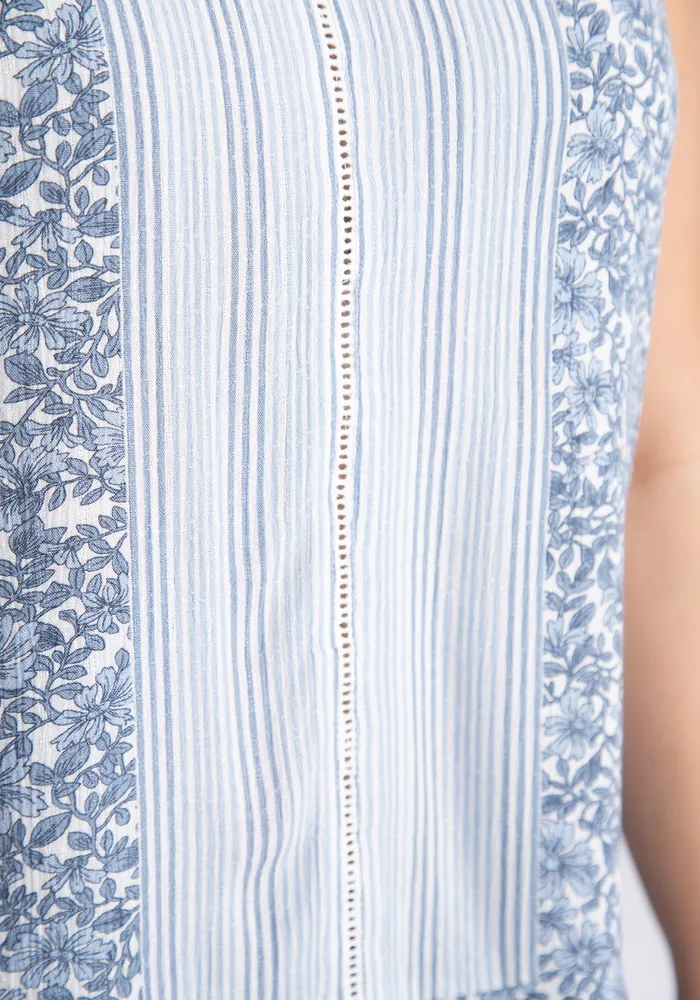 Calista peplum tank top