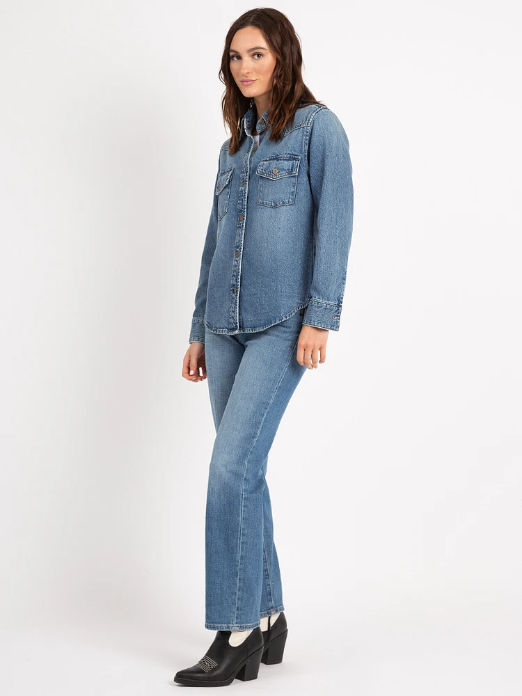 lainey denim shirt