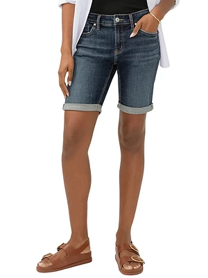 Elyse Mid Rise Bermuda Shorts