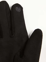 women's faux suede gloves