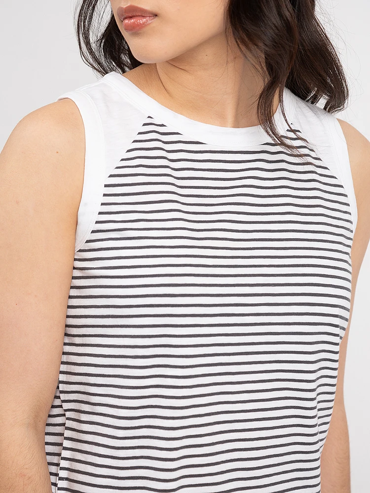 mildred muscle tank stripe