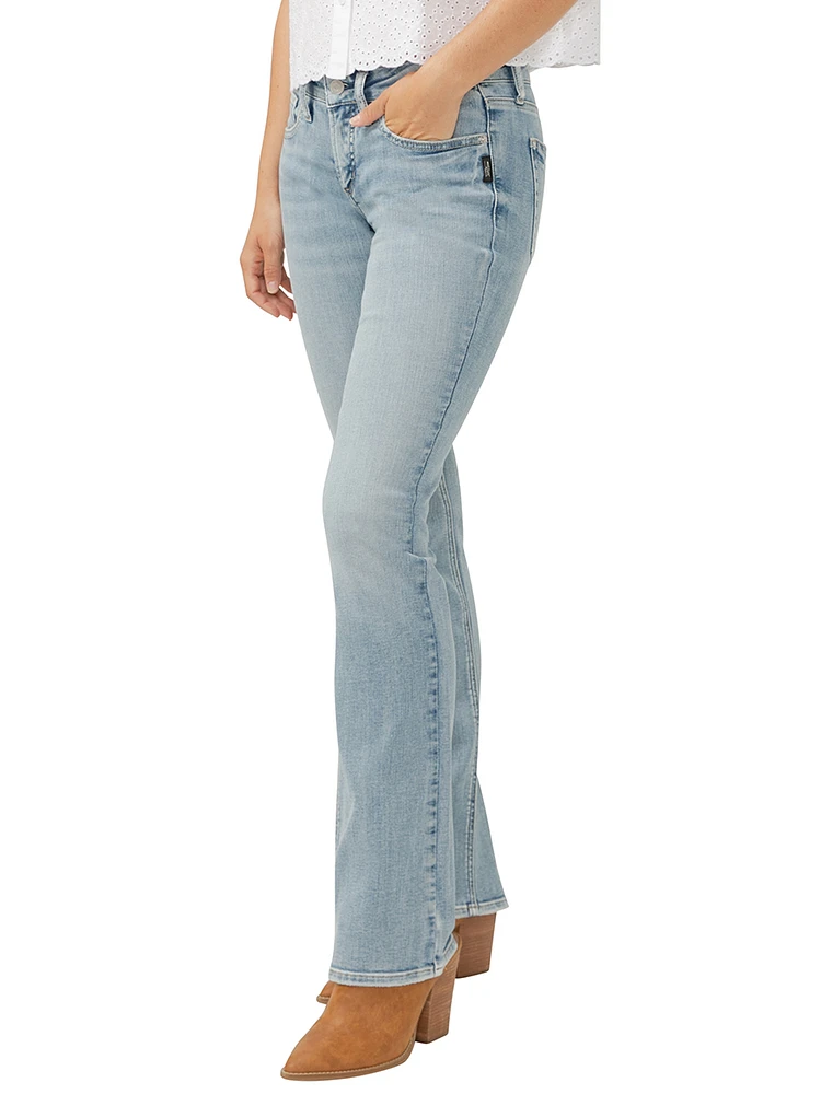 Britt Low Rise Slim Bootcut Jeans