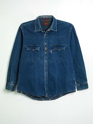 levi's copper snap denim shirt