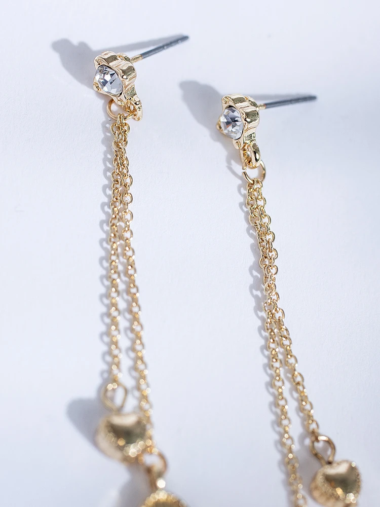 clover chain earring