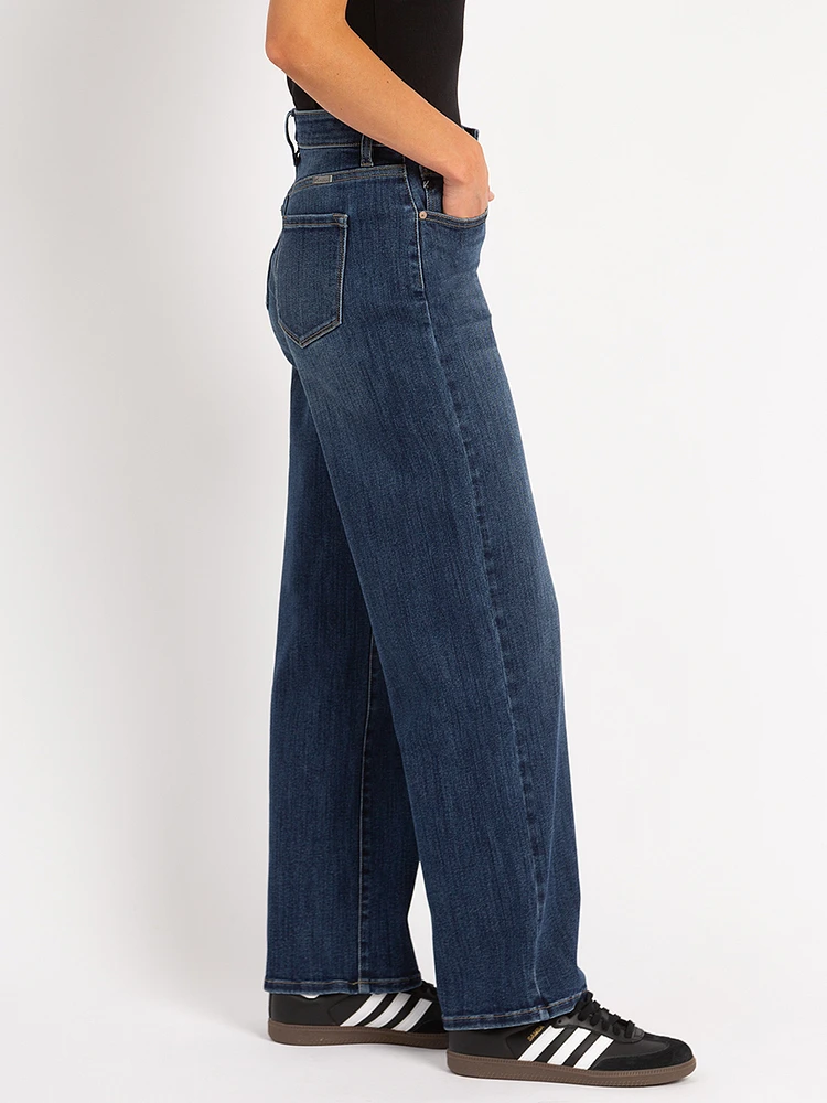 wide leg jean dark authentic