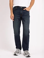 marcus classic straight knit jean dark authentic