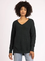 nevis v neck sweater