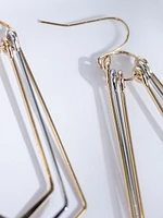geo shaped earring
