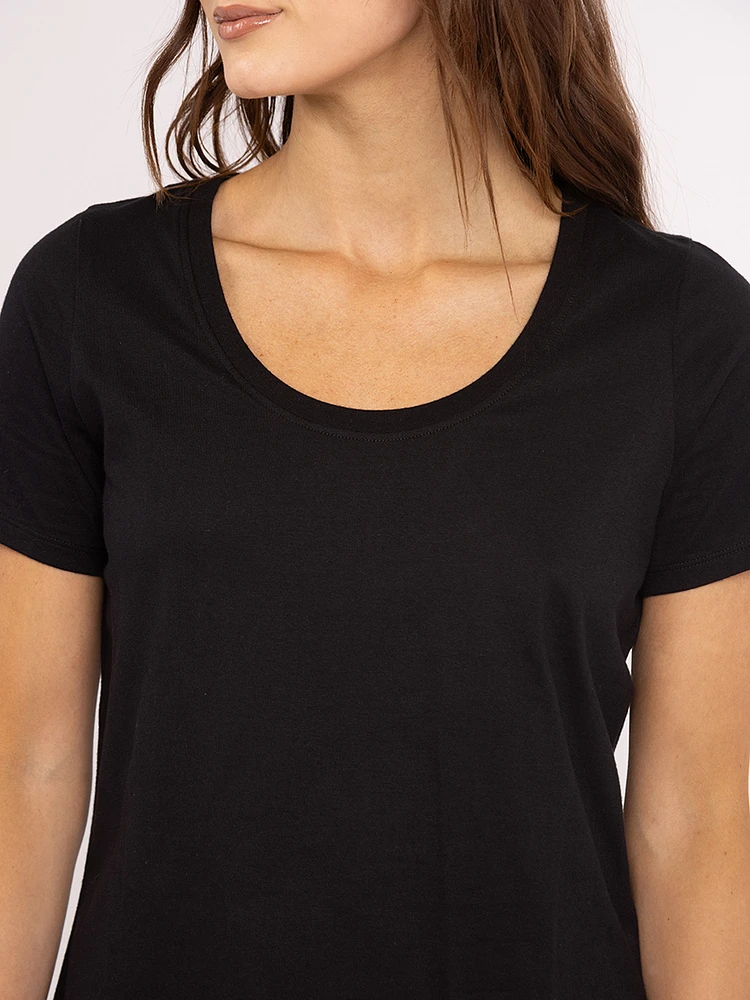 saige scoop neck t-shirt