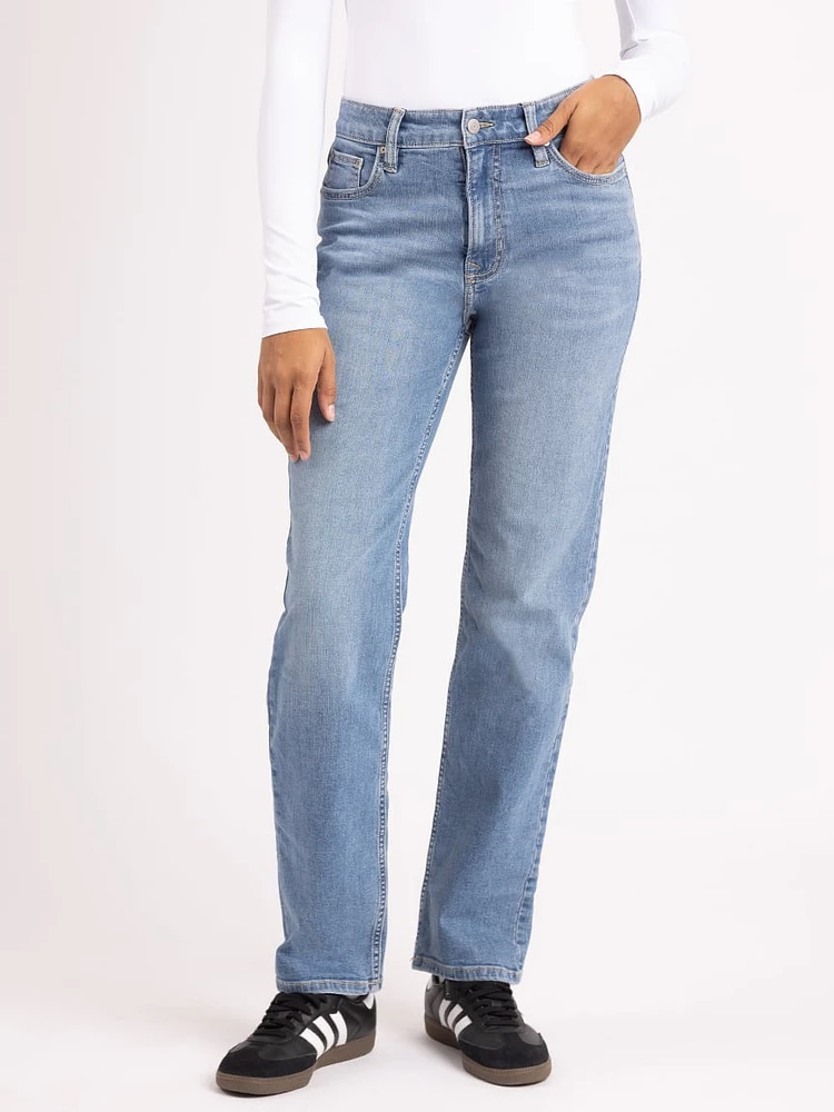 tegan straight leg jean light authentic