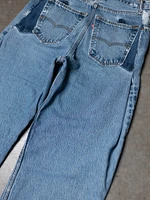 levi's 550 altered wide leg jean circa early 90s