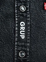 levi's pearl snap denim shirt