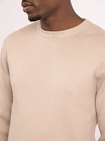 austin waffle stitch crewneck