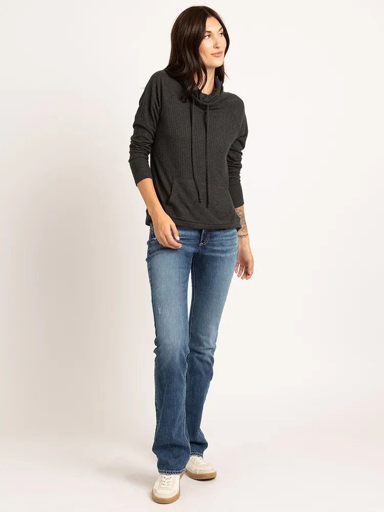 cammi cowl neck long sleeve tee