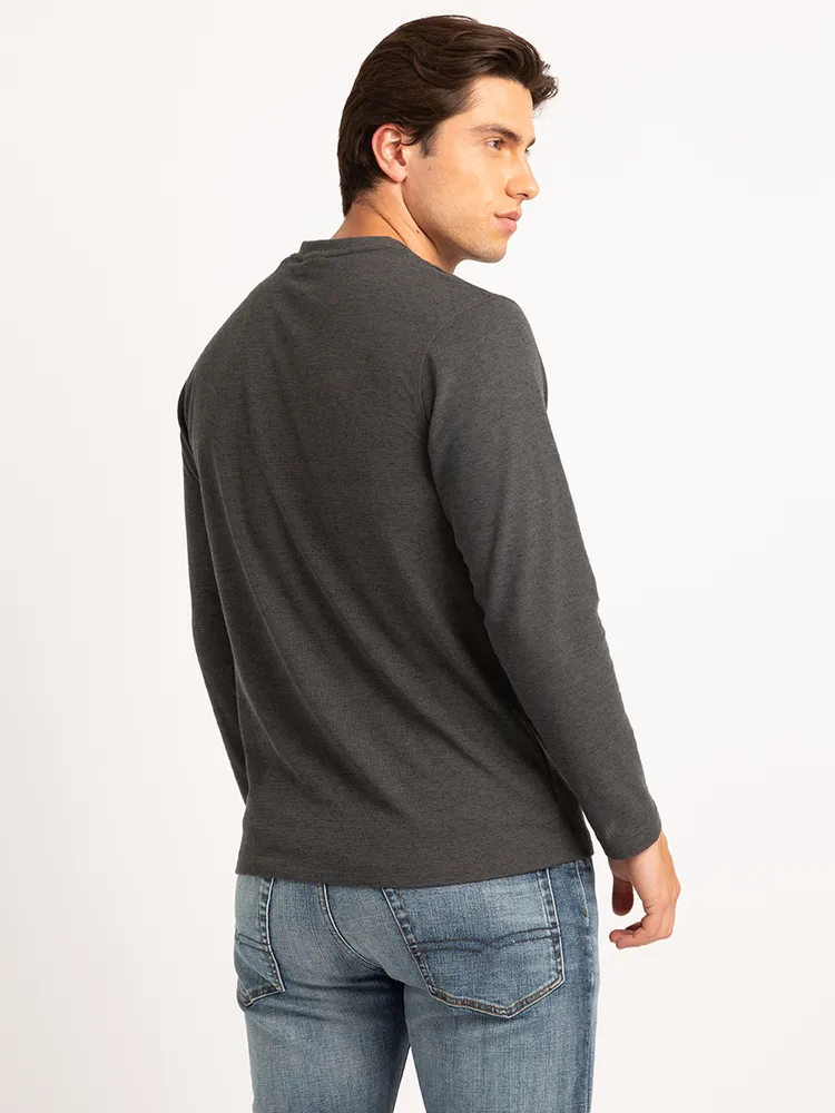 henley with chest pocket