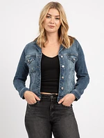 fitted jean jacket