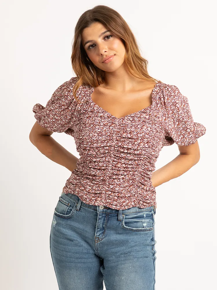 helena puff sleeve blouse