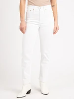 wedgie straight jeans naturally good white