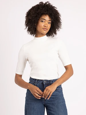 signey mock neck top