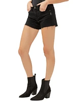 Boyfriend Mid Rise Luxe Stretch Shorts