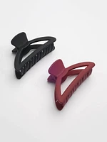 2 pack matte claw clips